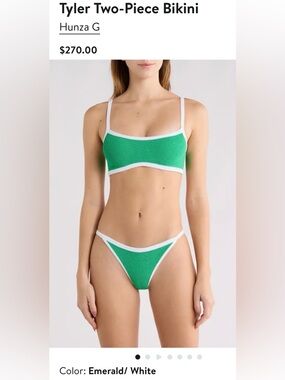 Hunza G NEW Tyler Two-Piece Bikini